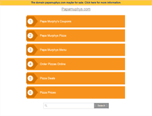 Tablet Screenshot of papamuphys.com